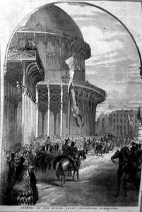 Ouverture de la grande exposition industrielle de 1853 à Dublin, de 