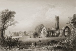 Abbaye augustinienne à Adare, comté de Limerick, Irlande, de 