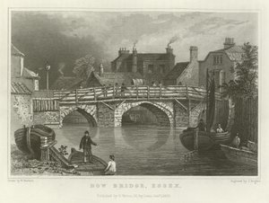 Pont Bow, Essex - William Henry Bartlett