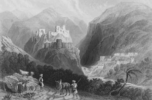 Château sur le mont Amana, près du Khan Karamont
