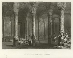 Citerne de Philoxenos, Constantinople - William Henry Bartlett