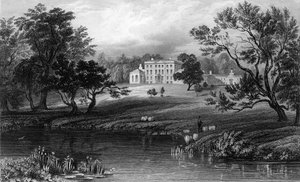 Mistley Hall, Essex, gravé par John Carr Armytage, 1832
