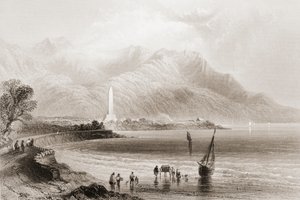 Monument au général Ross à Rosstrevor, comté de Down, Irlande du Nord, de 