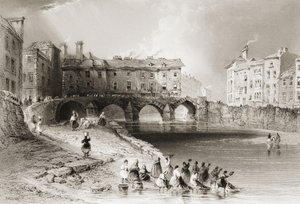 Le vieux pont de Baal, Limerick, Irlande, de 