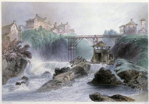 Pont à Sherbrooke - William Henry Bartlett