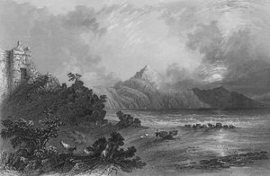 Vestiges du port de Séleucie, près de Suadeah, Mont Casius au loin