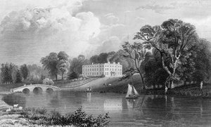 Rivenhall Place, Essex (gravé par John Carr Armytage, 1831)
