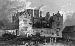 Vue sud de Eastbury House, près de Barking, gravée par William Watkins, 1833