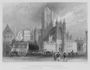 Église Saint-Nicolas, Gand (gravure)