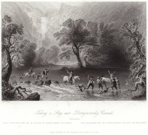 Chasse au cerf près de Derrycunnihy - William Henry Bartlett
