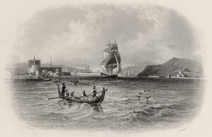 Les Dardanelles, Turquie, gravé par R. Willis