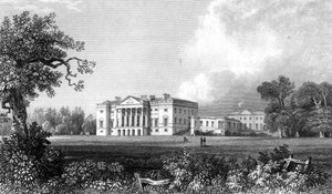 Thorndon Hall, Essex, gravé par Henry Adland, 1831