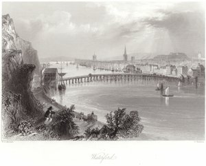 Waterford dans le comté de Waterford - William Henry Bartlett