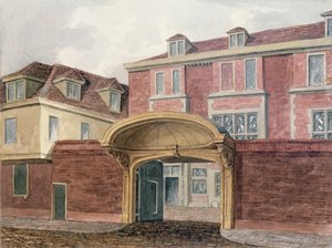 Entrée de la vieille maison de Winchester, 1839