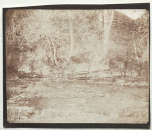 Un Ruisseau de Montagne Qui Coule au Pied du Château de Doune - William Henry Fox Talbot