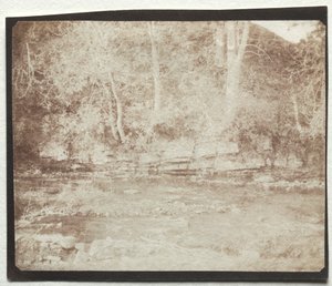 Un ruisseau de montagne qui coule au pied du château de Doune, 1844 - William Henry Fox Talbot