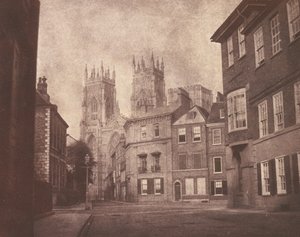 Une scène à York : York Minster depuis Lop Lane - William Henry Fox Talbot