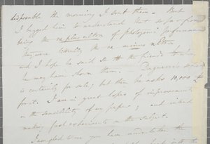 Lettre signée de William Henry Fox Talbot à James David Forbes, 1839 - William Henry Fox Talbot