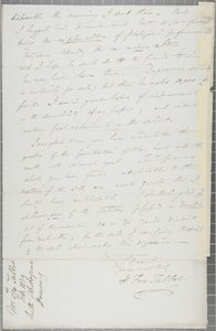 Lettre signée de William Henry Fox Talbot à James David Forbes, 1839 - William Henry Fox Talbot