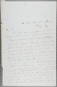 Lettre signée de William Henry Fox Talbot à James David Forbes, 1839 - William Henry Fox Talbot