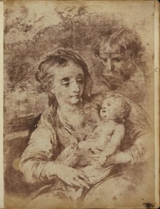 La Sainte Famille avec Trois Chérubins