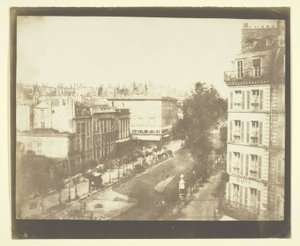 Vue des boulevards de Paris