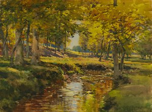 Automne au bord du pré