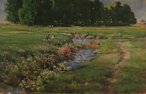 Le ruisseau Babbling - William Henry Holmes