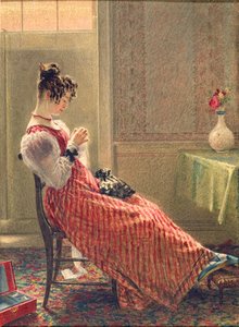 Dame cousant, c.1830