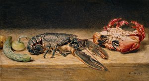 Homard, crabe et concombre, 1827