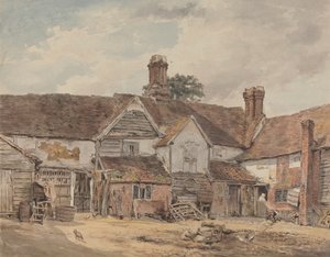 Vieux bâtiments de ferme - William Henry Hunt