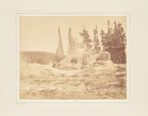 Cratère du Geyser de la Grotte - William Henry Jackson