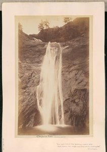Moyenne Cascade. Chutes de Cheyenne - William Henry Jackson