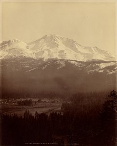 Le mont Shasta vu depuis Sissions - William Henry Jackson