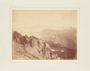 Vue panoramique de la chaîne de Téton - William Henry Jackson