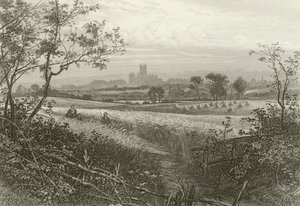 Cathédrale de Canterbury, depuis Harbledown