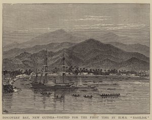 Discovery Bay, Nouvelle-Guinée, visitée pour la première fois par le HMS Basilisk - William Henry James Boot