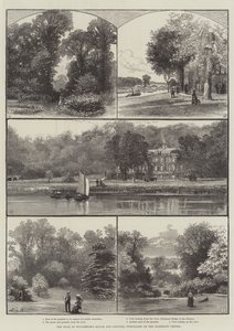 La maison et les terrains du duc de Buccleuch, achetés par la paroisse de Richmond - William Henry James Boot