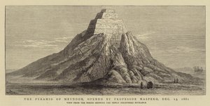 La pyramide de Meydoon, ouverte par le professeur Maspero, 13 décembre 1881
