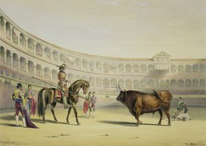 Picador défiant le taureau, 1865