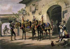 Les mules de la Plaza de Toros