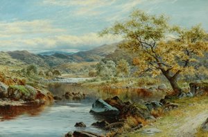 La Vallée de Lledr, Capel Curig - William Henry Mander