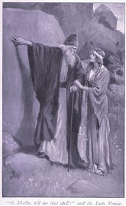O, Merlin dis-moi ce sort ! dit la dame Niume