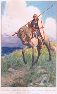 Ainsi, avec bon cœur et mieux armé, Galahad poursuivit sa quête