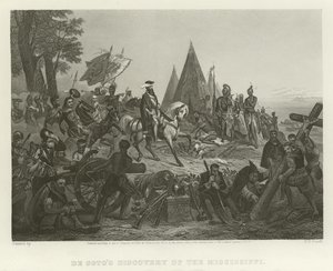 La découverte du Mississippi par De Soto