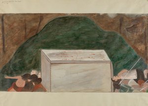 Station de la Croix n° 14 : Jésus est mis au tombeau - William Herbert