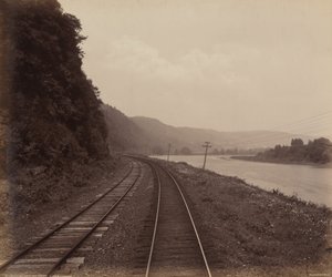 Courbe de Hemlock Run, près de Towanda, c. 1895 (photo) - William Herman Rau