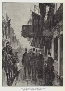 Une ville en deuil, les rues de Berlin - William Heysham Overend