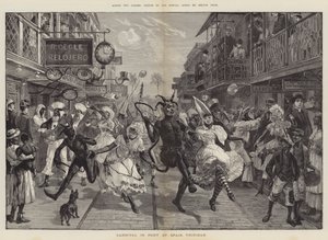 À travers deux océans, Carnaval à Port of Spain, Trinidad - William Heysham Overend