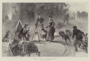 En route pour le Klondike, une halte pour le repas de midi